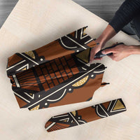 Mali Mud Cloth African Village Umbrella Ethnic Geometry Style - Wonder Print Shop