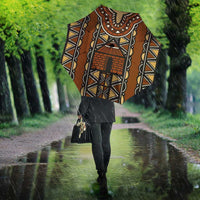 Mali Mud Cloth African Village Umbrella Ethnic Geometry Style - Wonder Print Shop