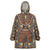 Mali Mud Cloth African Village Wearable Blanket Hoodie Ethnic Geometry Style - Wonder Print Shop