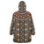 Mali Mud Cloth African Village Wearable Blanket Hoodie Ethnic Geometry Style - Wonder Print Shop