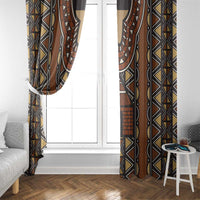 Mali Mud Cloth African Village Window Curtain Ethnic Geometry Style - Wonder Print Shop