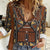 Mali Mud Cloth African Village Women Casual Shirt Ethnic Geometry Style - Wonder Print Shop