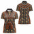 Mali Mud Cloth African Village Women Polo Shirt Ethnic Geometry Style - Wonder Print Shop