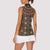 Mali Mud Cloth African Village Women Sleeveless Polo Shirt Ethnic Geometry Style - Wonder Print Shop