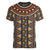 Mali Mud Cloth African Village Women V-Neck T-Shirt Ethnic Geometry Style - Wonder Print Shop