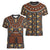 Mali Mud Cloth African Village Women V-Neck T-Shirt Ethnic Geometry Style - Wonder Print Shop