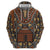 Mali Mud Cloth African Village Zip Hoodie Ethnic Geometry Style - Wonder Print Shop