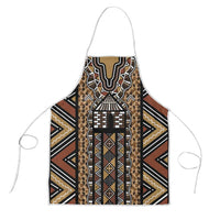 Mali Mud Cloth Leopards Legacy Apron Tribal Village - Wonder Print Shop