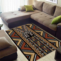 Mali Mud Cloth Leopards Legacy Area Rug Tribal Village - Wonder Print Shop