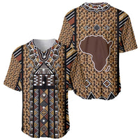 Mali Mud Cloth Leopards Legacy Baseball Jersey Tribal Village - Wonder Print Shop