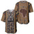Mali Mud Cloth Leopards Legacy Baseball Jersey Tribal Village - Wonder Print Shop