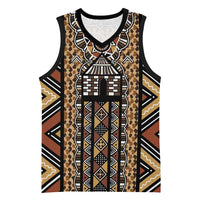 Mali Mud Cloth Leopards Legacy Basketball Jersey Tribal Village - Wonder Print Shop
