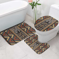 Mali Mud Cloth Leopards Legacy Bathroom Set Tribal Village - Wonder Print Shop