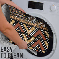 Mali Mud Cloth Leopards Legacy Bathroom Set Tribal Village - Wonder Print Shop