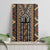 Mali Mud Cloth Leopards Legacy Canvas Wall Art Tribal Village - Wonder Print Shop