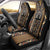 Mali Mud Cloth Leopards Legacy Car Seat Cover Tribal Village - Wonder Print Shop