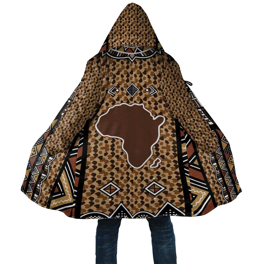 Mali Mud Cloth Leopards Legacy Cloak Tribal Village - Wonder Print Shop