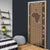 Mali Mud Cloth Leopards Legacy Door Cover Tribal Village - Wonder Print Shop