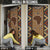 Mali Mud Cloth Leopards Legacy Door Cover Tribal Village - Wonder Print Shop