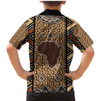 Mali Mud Cloth Leopards Legacy Family Matching Mermaid Dress and Hawaiian Shirt Tribal Village - Wonder Print Shop