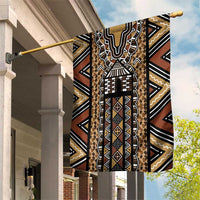 Mali Mud Cloth Leopards Legacy Garden Flag Tribal Village - Wonder Print Shop