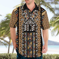 Mali Mud Cloth Leopards Legacy Hawaiian Shirt Tribal Village - Wonder Print Shop