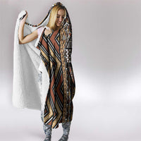 Mali Mud Cloth Leopards Legacy Hooded Blanket Tribal Village - Wonder Print Shop