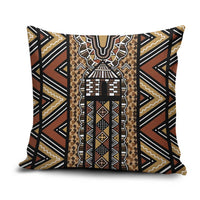Mali Mud Cloth Leopards Legacy Pillow Cover Tribal Village - Wonder Print Shop