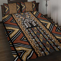 Mali Mud Cloth Leopards Legacy Quilt Bed Set Tribal Village - Wonder Print Shop