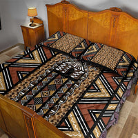 Mali Mud Cloth Leopards Legacy Quilt Bed Set Tribal Village - Wonder Print Shop