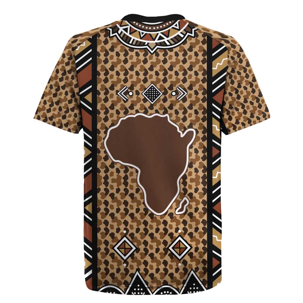 Mali Mud Cloth Leopards Legacy Rugby Jersey Tribal Village - Wonder Print Shop