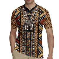 Mali Mud Cloth Leopards Legacy Rugby Jersey Tribal Village - Wonder Print Shop