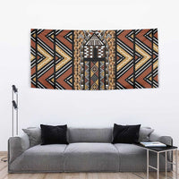Mali Mud Cloth Leopards Legacy Tapestry Tribal Village - Wonder Print Shop