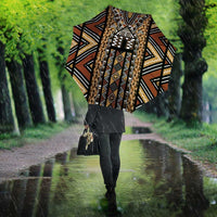 Mali Mud Cloth Leopards Legacy Umbrella Tribal Village - Wonder Print Shop