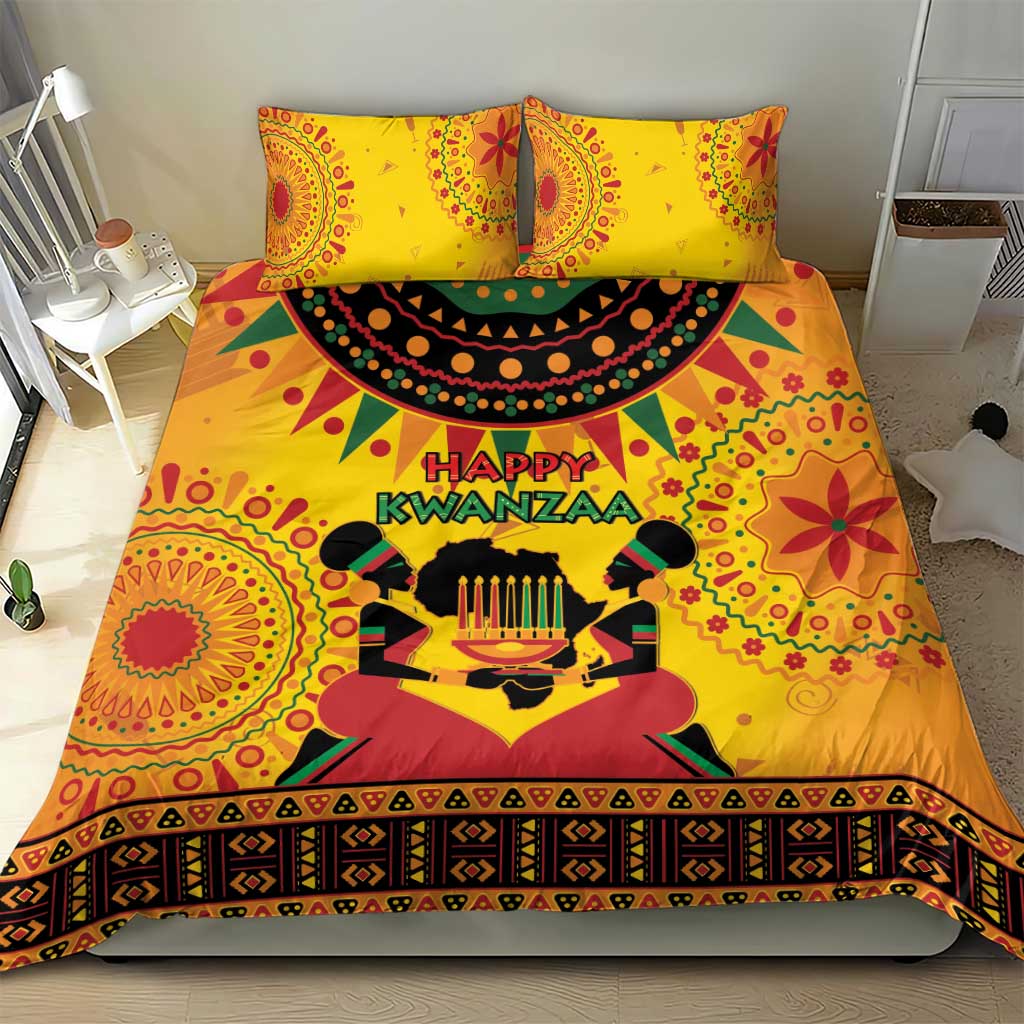 Kwanzaa Holiday Bedding Set African Pattern - Wonder Print Shop