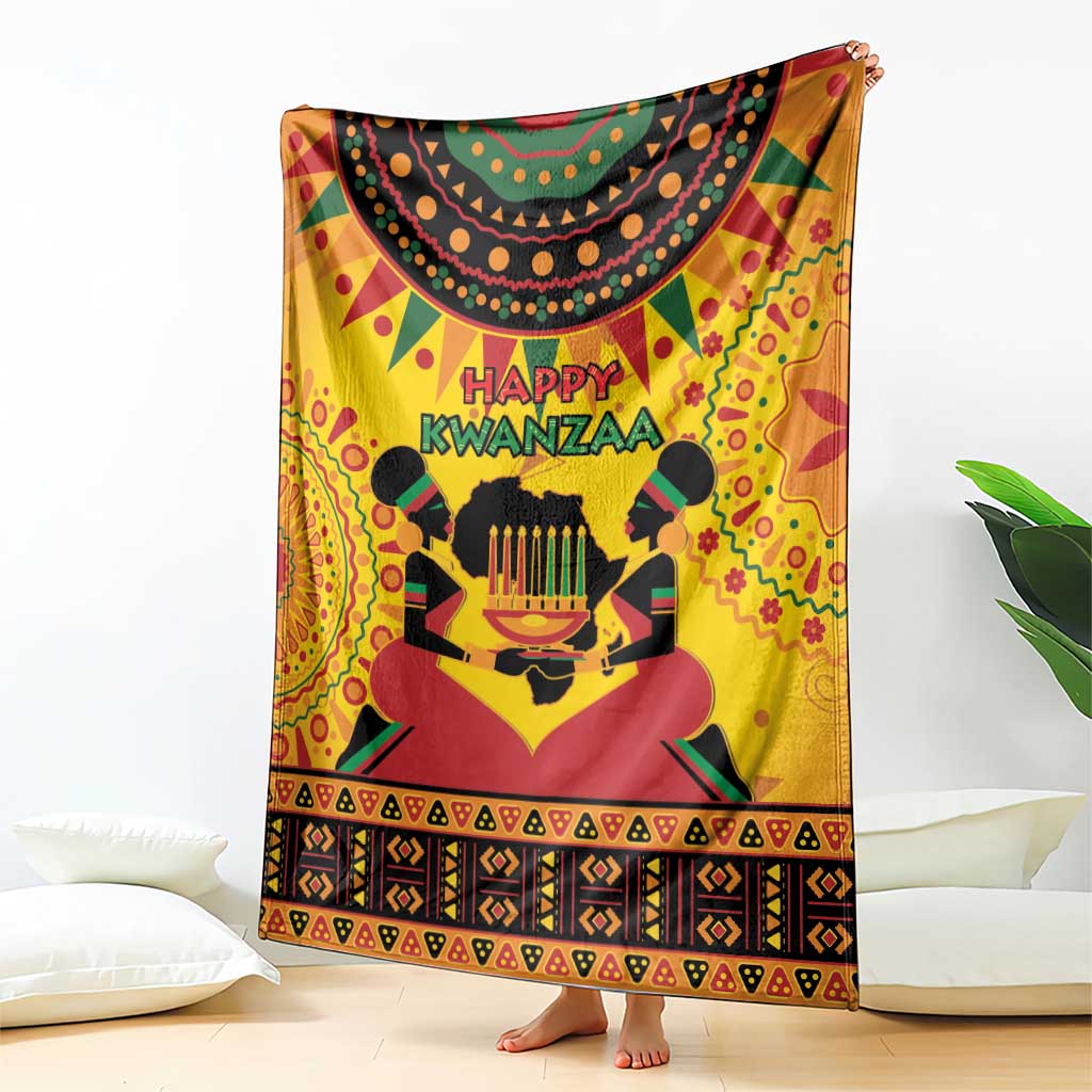 Kwanzaa Holiday Blanket African Pattern
