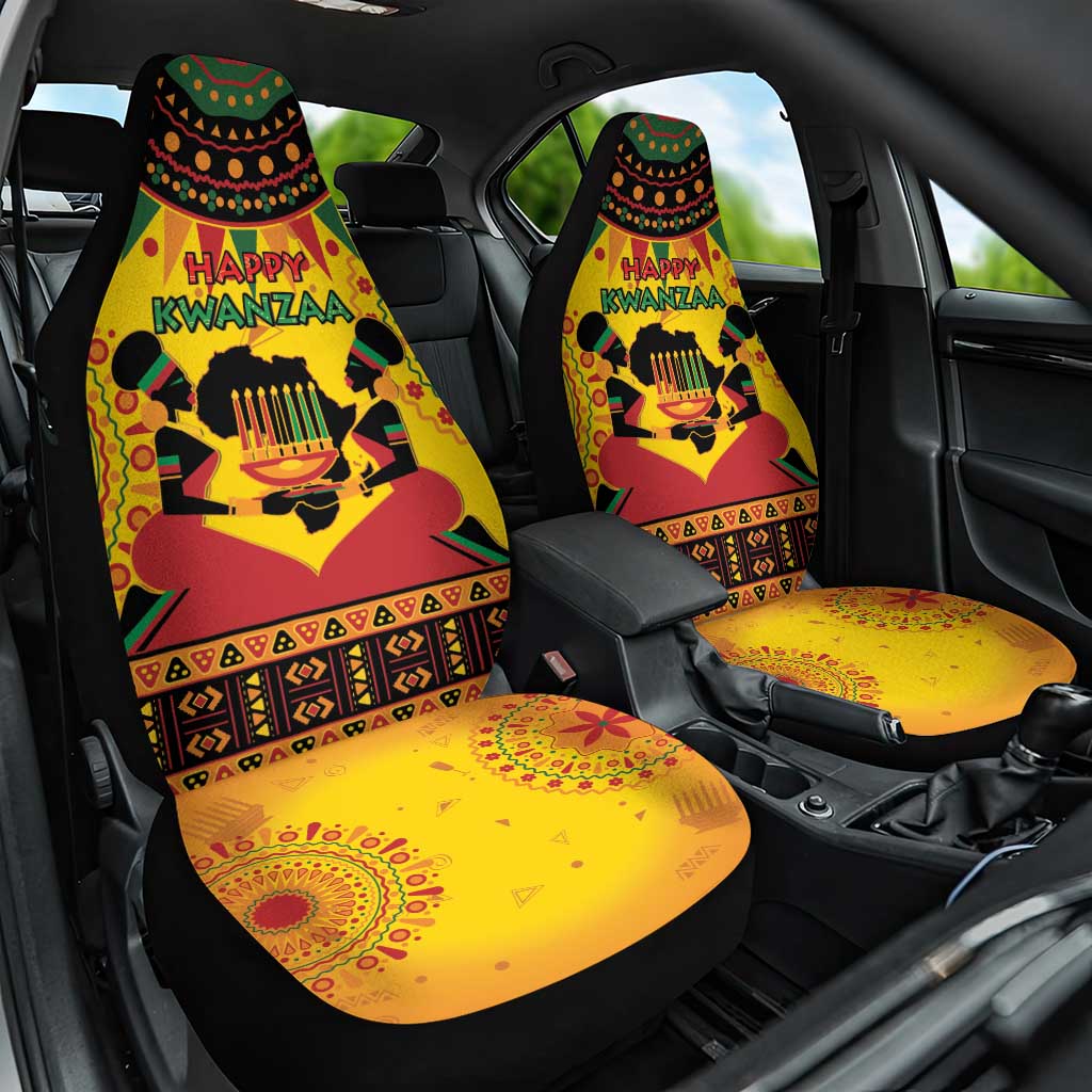 Kwanzaa Holiday Car Seat Cover African Pattern - Wonder Print Shop