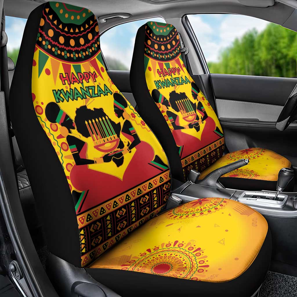 Kwanzaa Holiday Car Seat Cover African Pattern - Wonder Print Shop