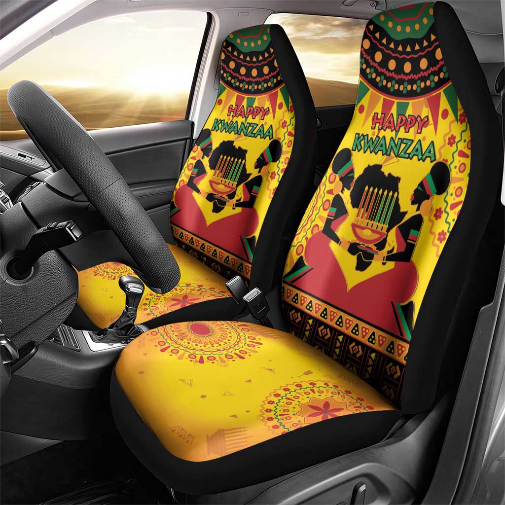 Kwanzaa Holiday Car Seat Cover African Pattern - Wonder Print Shop