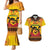 Kwanzaa Holiday Couples Matching Mermaid Dress and Hawaiian Shirt African Pattern - Wonder Print Shop