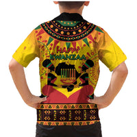 Kwanzaa Holiday Family Matching Mermaid Dress and Hawaiian Shirt African Pattern - Wonder Print Shop