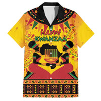 Kwanzaa Holiday Family Matching Off Shoulder Maxi Dress and Hawaiian Shirt African Pattern - Wonder Print Shop