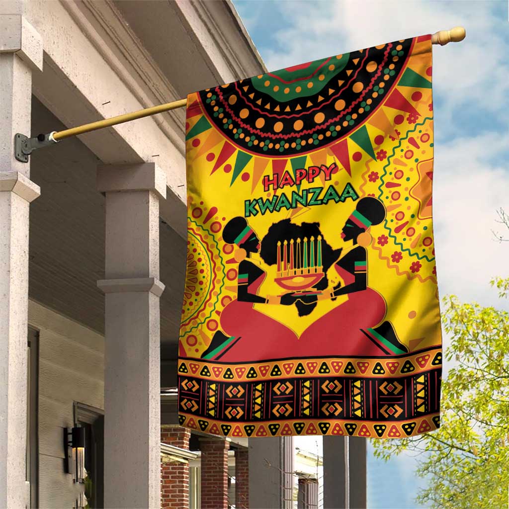 Kwanzaa Holiday Garden Flag African Pattern - Wonder Print Shop