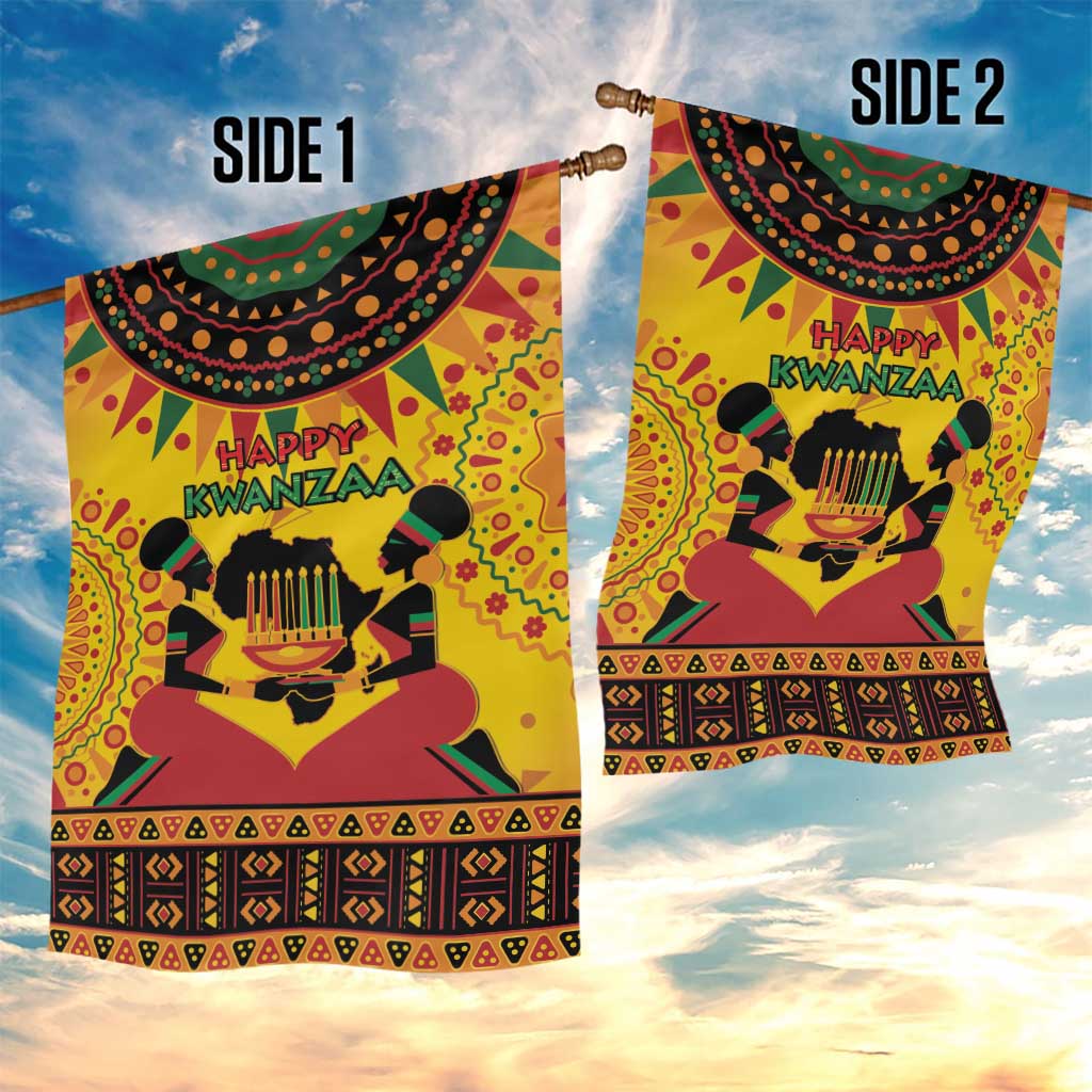 Kwanzaa Holiday Garden Flag African Pattern - Wonder Print Shop