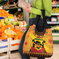 Kwanzaa Holiday Grocery Bag African Pattern