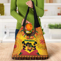 Kwanzaa Holiday Grocery Bag African Pattern