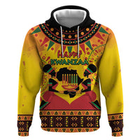 Kwanzaa Holiday Hoodie African Pattern - Wonder Print Shop