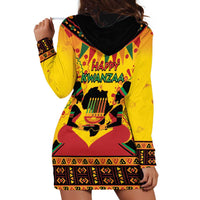 Kwanzaa Holiday Hoodie Dress African Pattern - Wonder Print Shop
