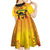 Kwanzaa Holiday Kid Short Sleeve Dress African Pattern - Wonder Print Shop