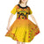 Kwanzaa Holiday Kid Short Sleeve Dress African Pattern - Wonder Print Shop